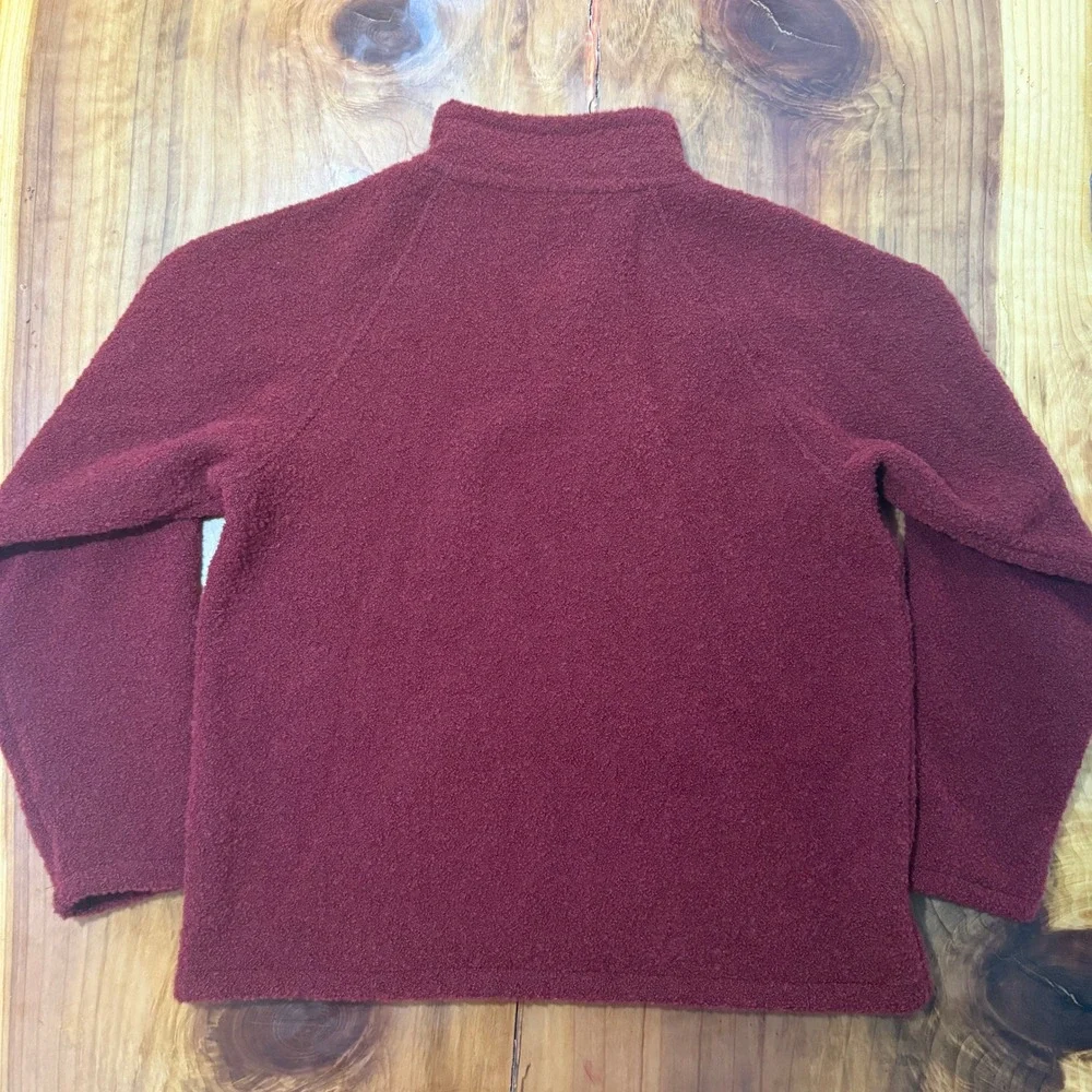 Petros Men's Shirt Jacket Cardigan Sweater Long Sleeve Merino Wool 1/4 Zip XX24